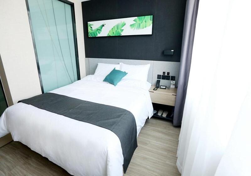 هتل Thank Inn Chain Beijing Fanshan Chengguan Town Fangshan Red Scarf Park