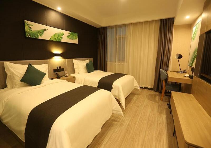 هتل Thank Inn Chain Beijing Fanshan Chengguan Town Fangshan Red Scarf Park