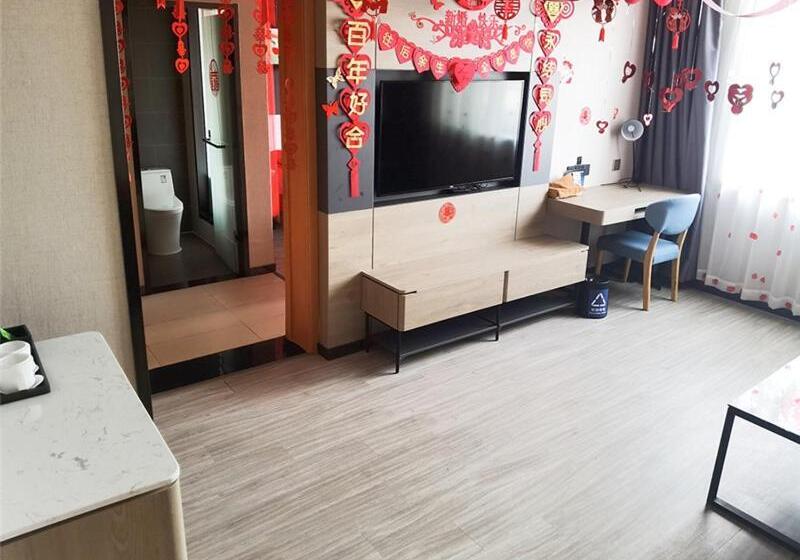 هتل Thank Inn Chain Beijing Fanshan Chengguan Town Fangshan Red Scarf Park