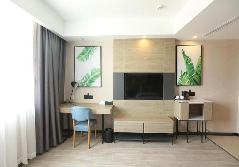 هتل Thank Inn Chain Beijing Fanshan Chengguan Town Fangshan Red Scarf Park