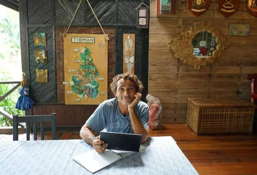ユースホステル Swiss Cottage Tioman