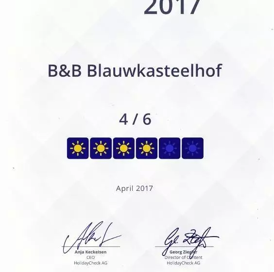 B&b Blauwkasteelhof