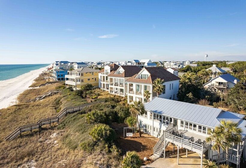 Gulf Front, Walk To Rosemary Beach, 5br, Gazebo Paradise On Park By Avantstay