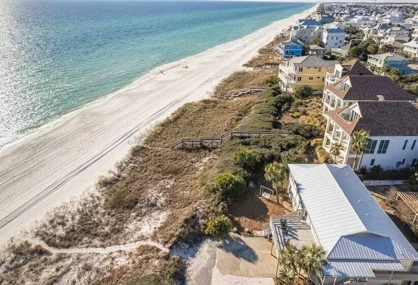 Gulf Front, Walk To Rosemary Beach, 5br, Gazebo Paradise On Park By Avantstay