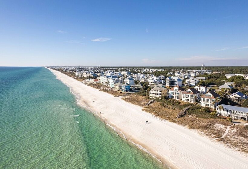 Gulf Front, Walk To Rosemary Beach, 5br, Gazebo Paradise On Park By Avantstay