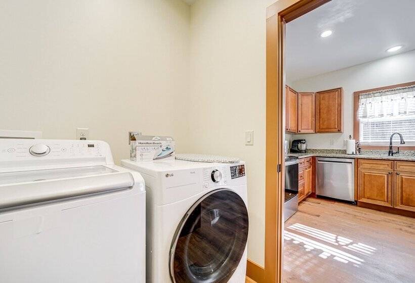 Maggie Valley Resort Home: Fire Pit, Pool & Stream