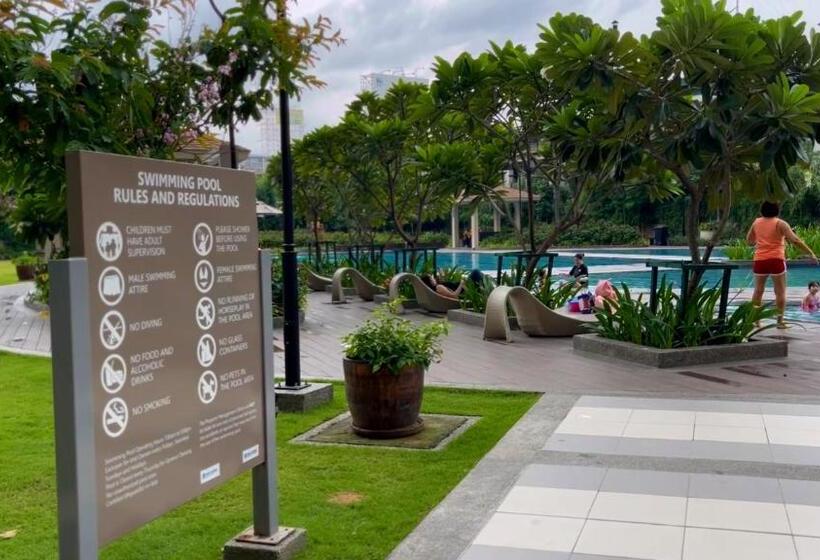 Modern Contemporary 1br Fully Furnished Condo With Balcony At Prisma Residences