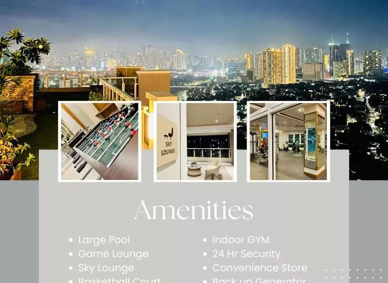 Modern Contemporary 1br Fully Furnished Condo With Balcony At Prisma Residences