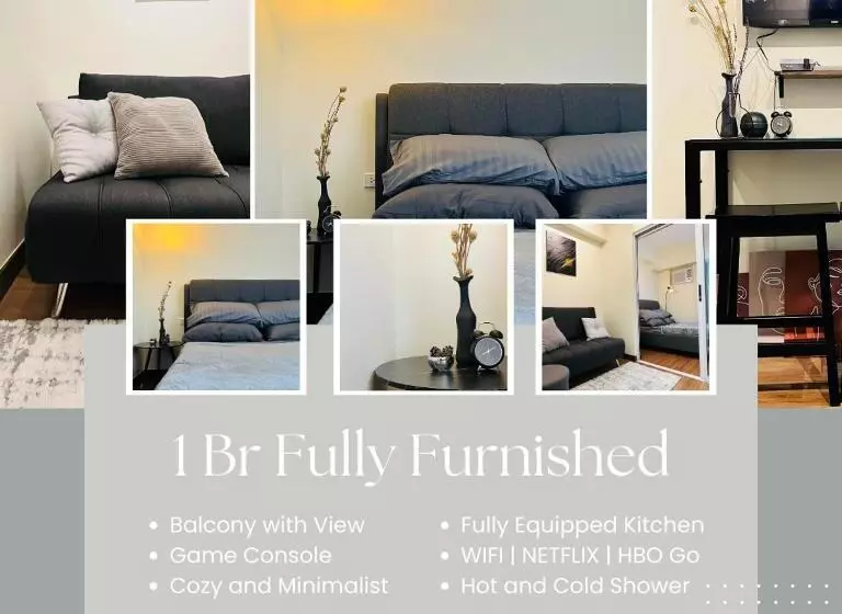 Modern Contemporary 1br Fully Furnished Condo With Balcony At Prisma Residences
