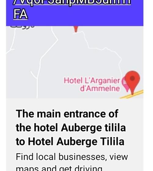 Bed and Breakfast Auberge Tilila