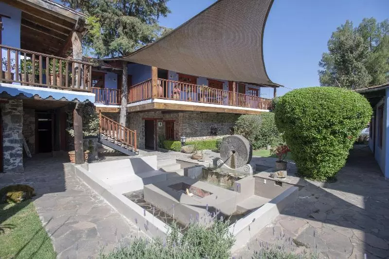 Hotelli La Casa Azul Huasca & Restaurante La Terraza