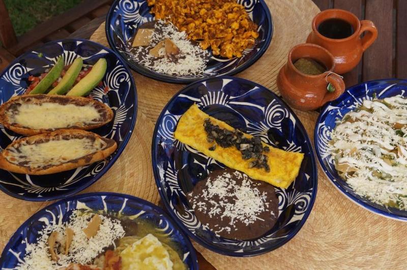 فندق La Casa Azul Huasca & Restaurante La Terraza