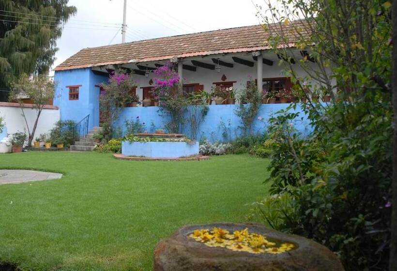 فندق La Casa Azul Huasca & Restaurante La Terraza