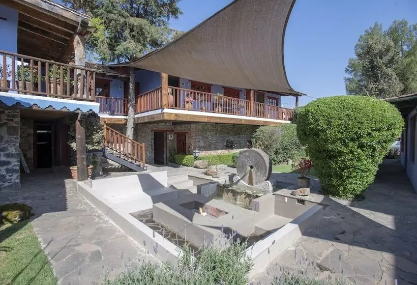 Hotelli La Casa Azul Huasca & Restaurante La Terraza