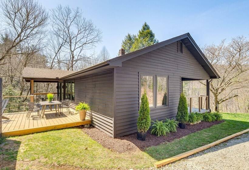 Modern Pisgah Forest Cabin On 60 Wooded Acres!