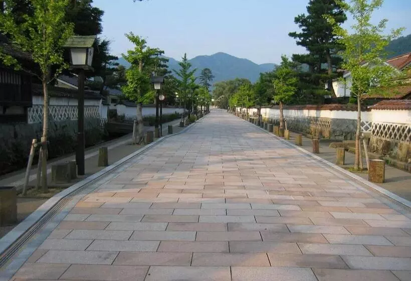 Ryokan Noren Yado Meigetsu