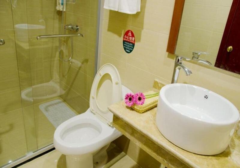 فندق Greentree Inn Shanghai Car Piers Studio Express