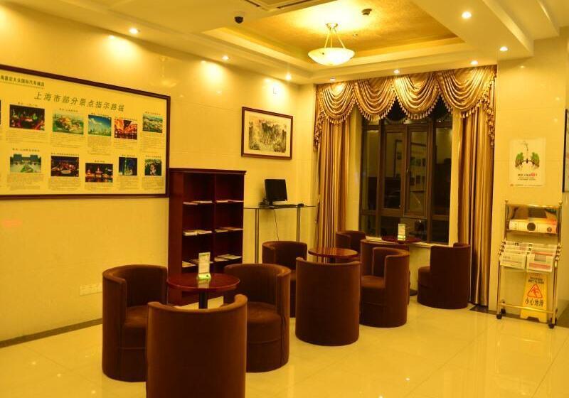 בית מלון כפרי Greentree Inn Shanghai Jiading Dazhong International Auto City Business