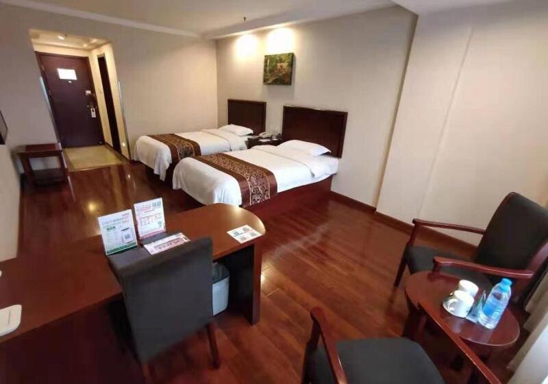 בית מלון כפרי Greentree Inn Shanghai Jiading Dazhong International Auto City Business