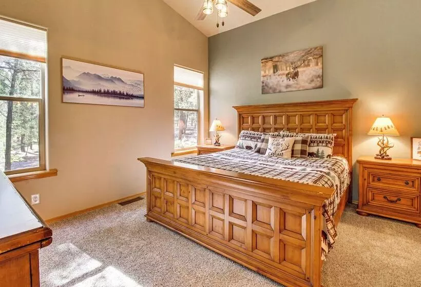 Walk To Rainbow Lake: Peaceful Cabin W/ Fire Pit