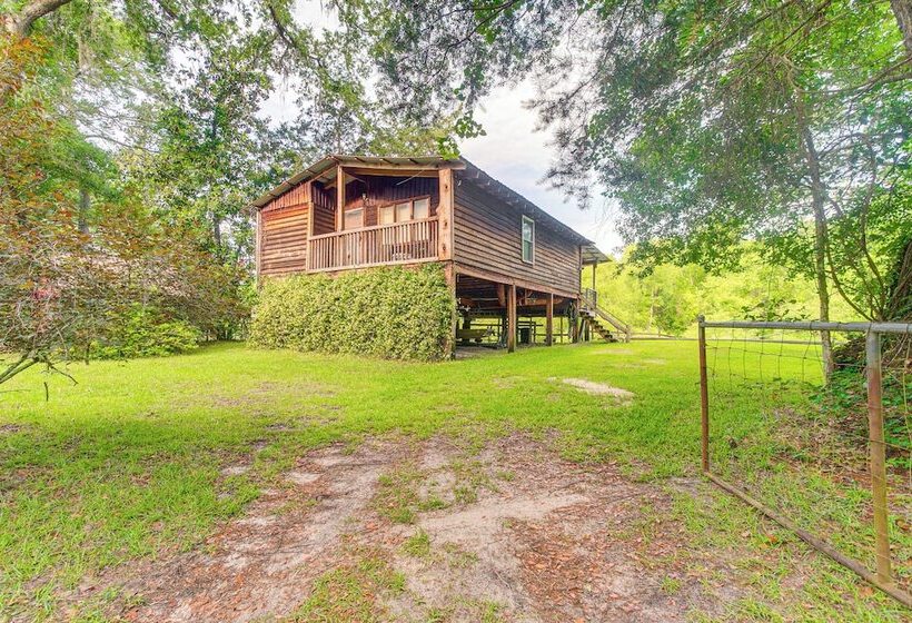 Reidsville Riverfront Cabin W/ Deck & Bbq Grill!