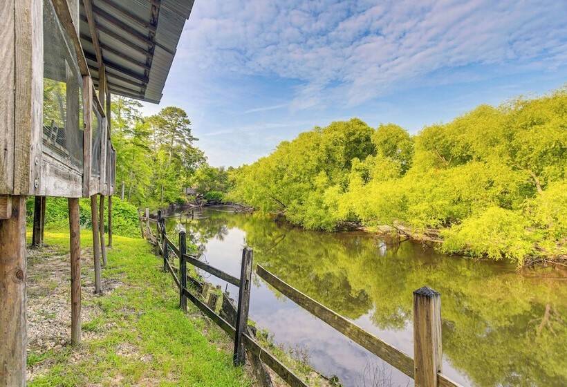 Reidsville Riverfront Cabin W/ Deck & Bbq Grill!