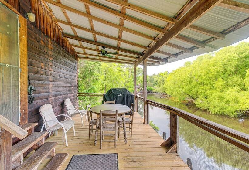 Reidsville Riverfront Cabin W/ Deck & Bbq Grill!