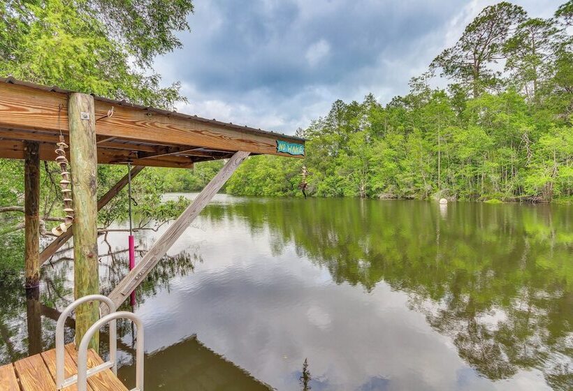 Riverfront Milton Cabin W/ Boat Ramp & Dock!
