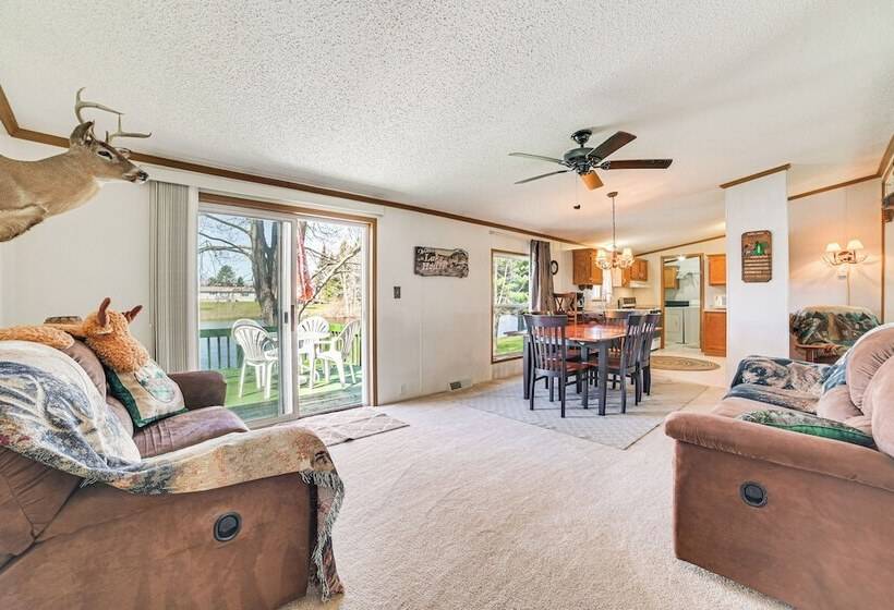 Peaceful Lakefront Home W/ Deck In West Branch!