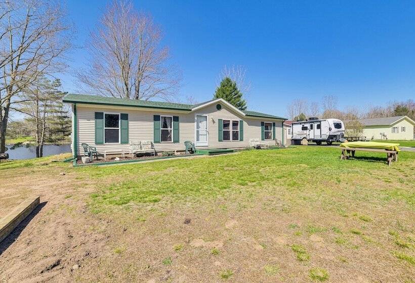 Peaceful Lakefront Home W/ Deck In West Branch!