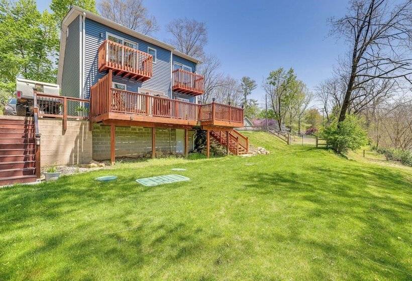 Riverfront Home In Phillipsburg W/ Deck & Yard!