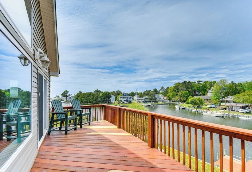 Tranquil Outer Banks Home: Dock & Community Pool!
