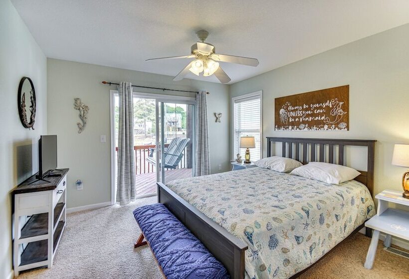 Tranquil Outer Banks Home: Dock & Community Pool!