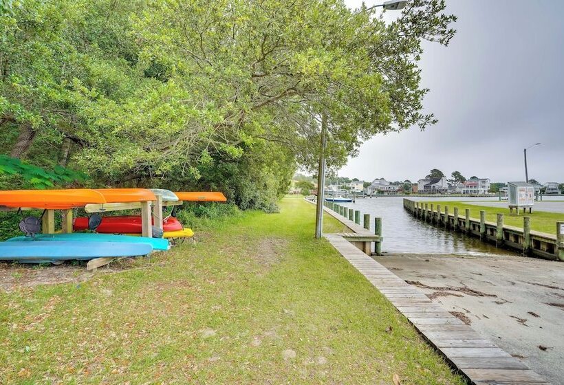Tranquil Outer Banks Home: Dock & Community Pool!