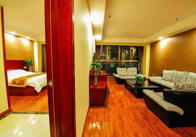 Hotelli Greentree Inn Shandong Zaozhuang Tengzhou East Xueyuan Road Guiheyuan Business