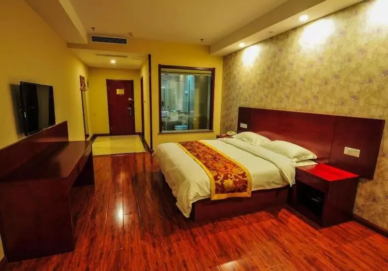 Hotelli Greentree Inn Shandong Zaozhuang Tengzhou East Xueyuan Road Guiheyuan Business