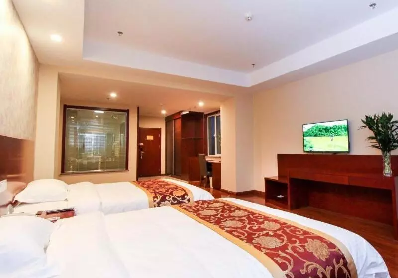 Hotelli Greentree Inn Shandong Zaozhuang Tengzhou East Xueyuan Road Guiheyuan Business