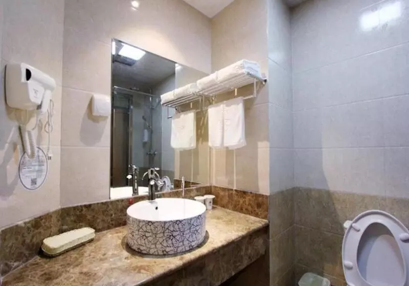 Hotelli Greentree Inn Shandong Zaozhuang Tengzhou East Xueyuan Road Guiheyuan Business