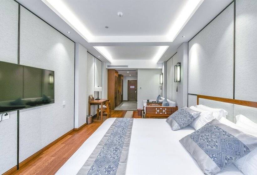 Otel Yangshuo Picturesque Resort Free Train Station Pick Up