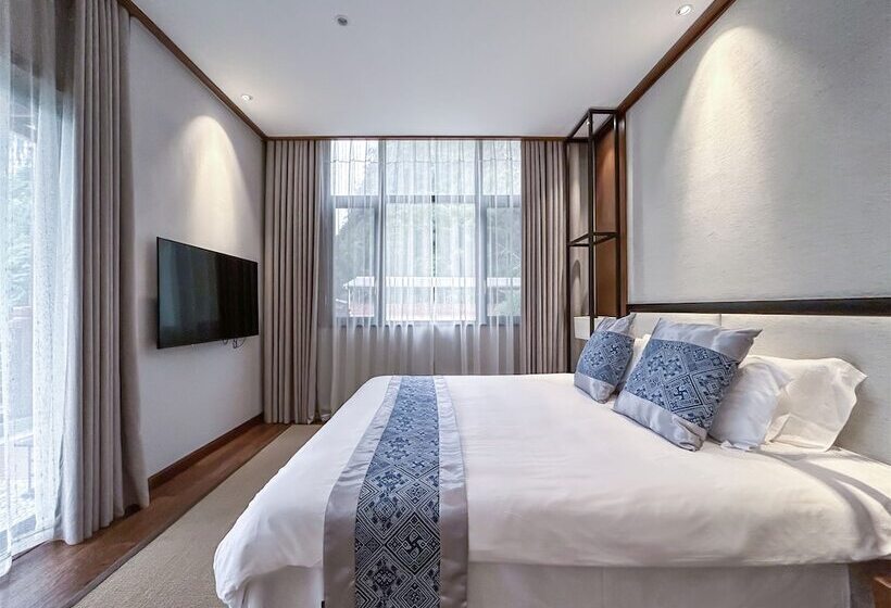 Otel Yangshuo Picturesque Resort Free Train Station Pick Up