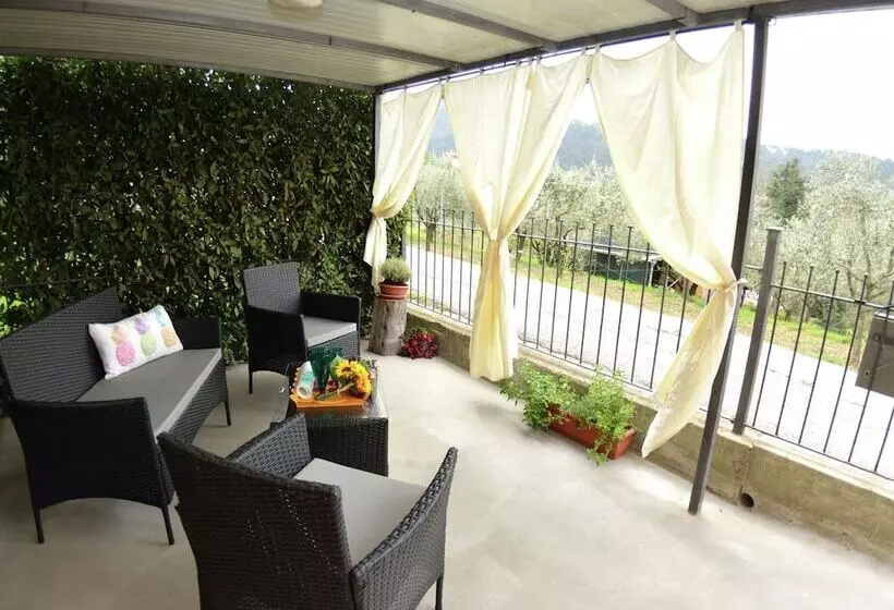 Casale On The Hills Between Lucca And The Sea, With Garden And Swimming Pool