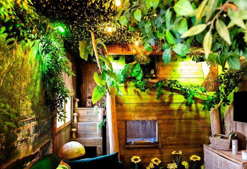 Пансион Les Chambres De Paulette à Theme La Jungle