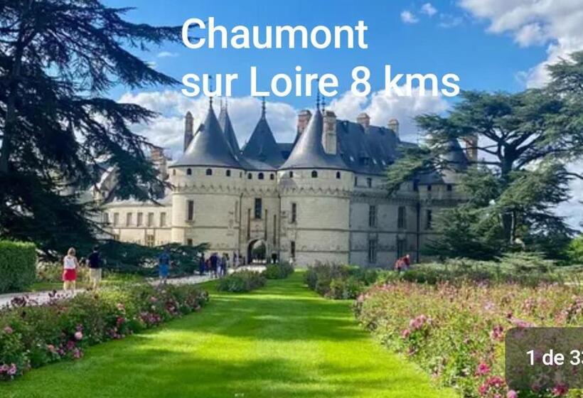 住宿加早餐 Chambre D Hôtes Entrée Indépendante Proche Amboise La Parenthèse