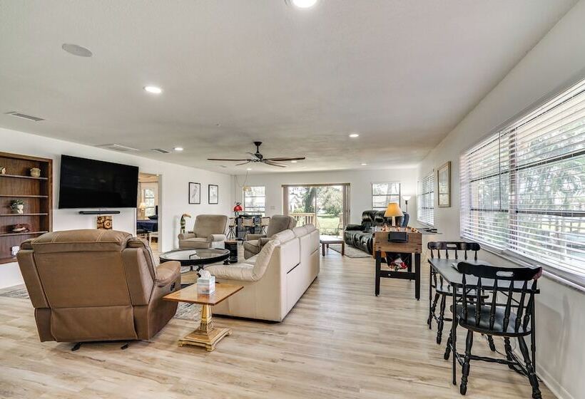 Canal Front Lake Placid Home W/ Boat Dock & Lift!