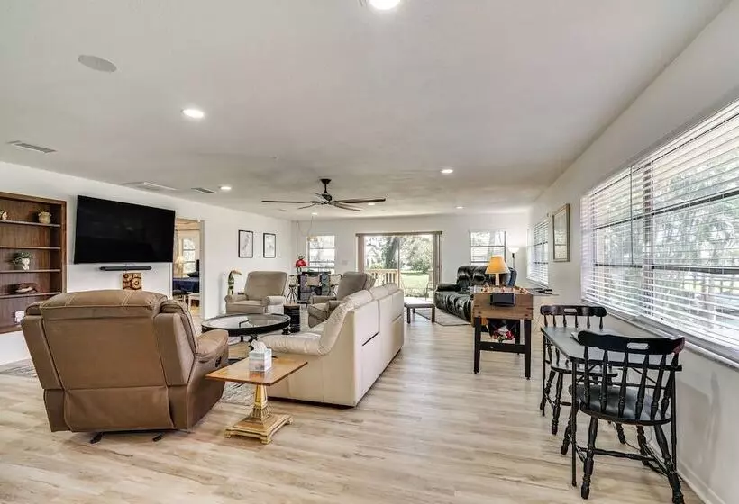 Canal Front Lake Placid Home W/ Boat Dock & Lift!