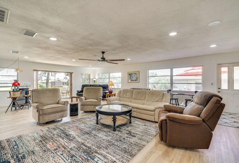 Canal Front Lake Placid Home W/ Boat Dock & Lift!