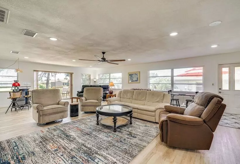 Canal Front Lake Placid Home W/ Boat Dock & Lift!