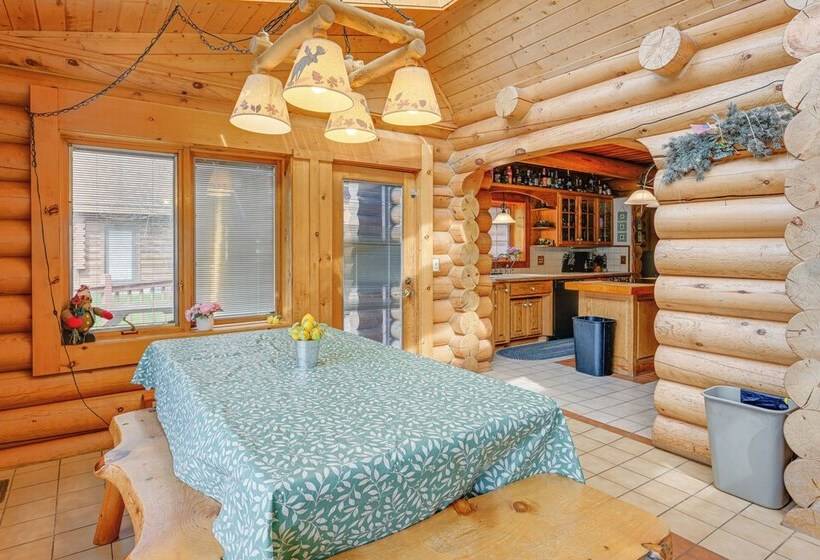 Spacious Sterling Cabin: Game Room, Private Pond!