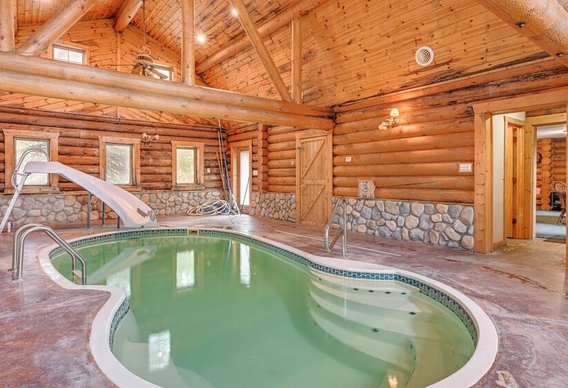 Spacious Sterling Cabin: Game Room, Private Pond!