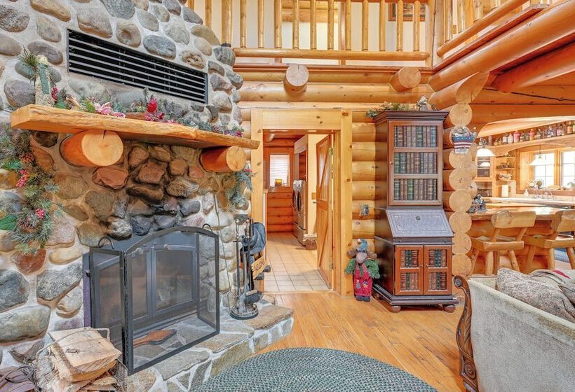 Spacious Sterling Cabin: Game Room, Private Pond!